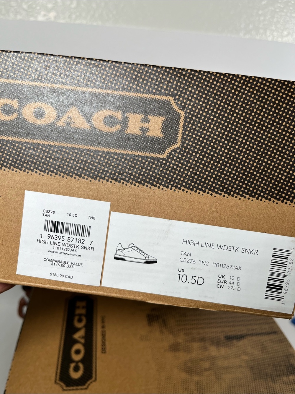 NIB limited edition Coach X Peanuts men’s Sneaker Signature Canvas - Picture 9 of 12